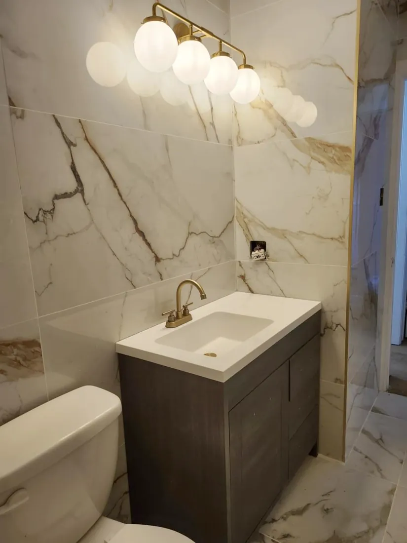 Vanity & globe lighting