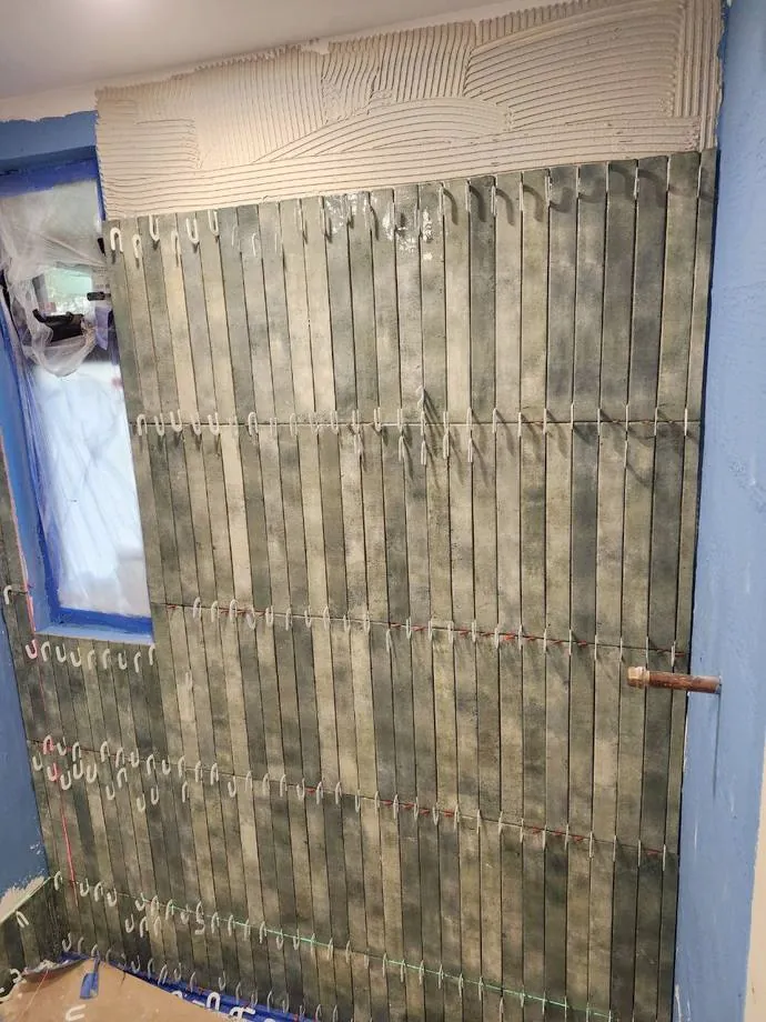 Walls going up