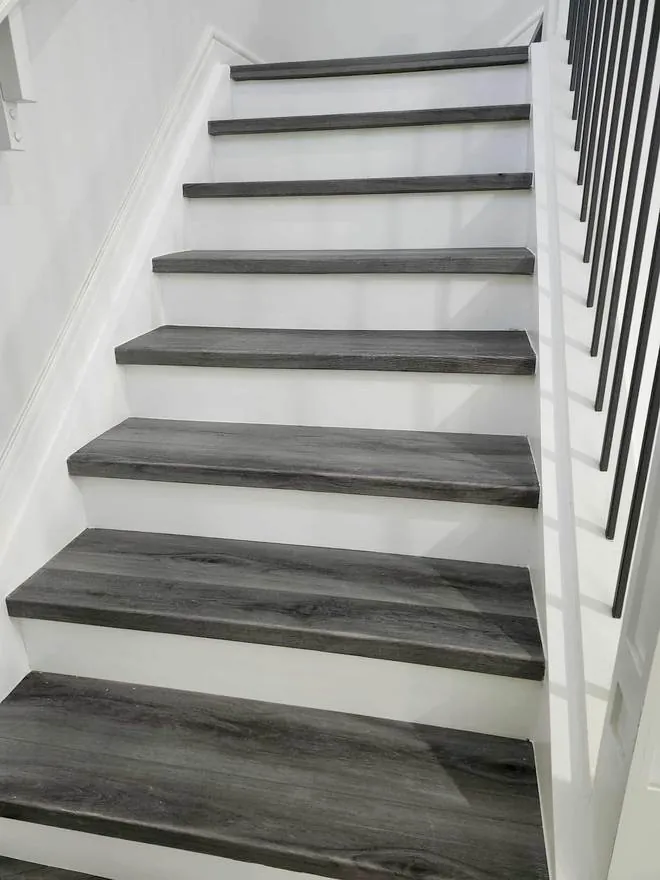 New treads & white risers