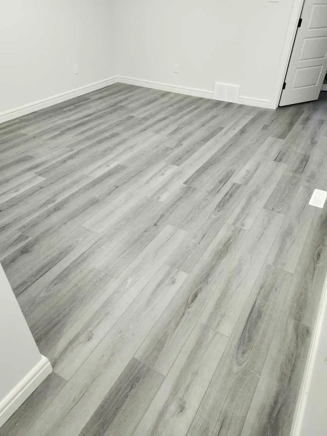 Luxury vinyl plank flooring