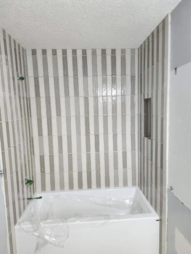 Tub surround taking shape