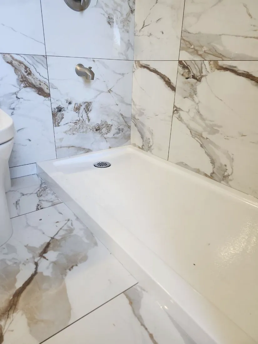 Shower base & spout