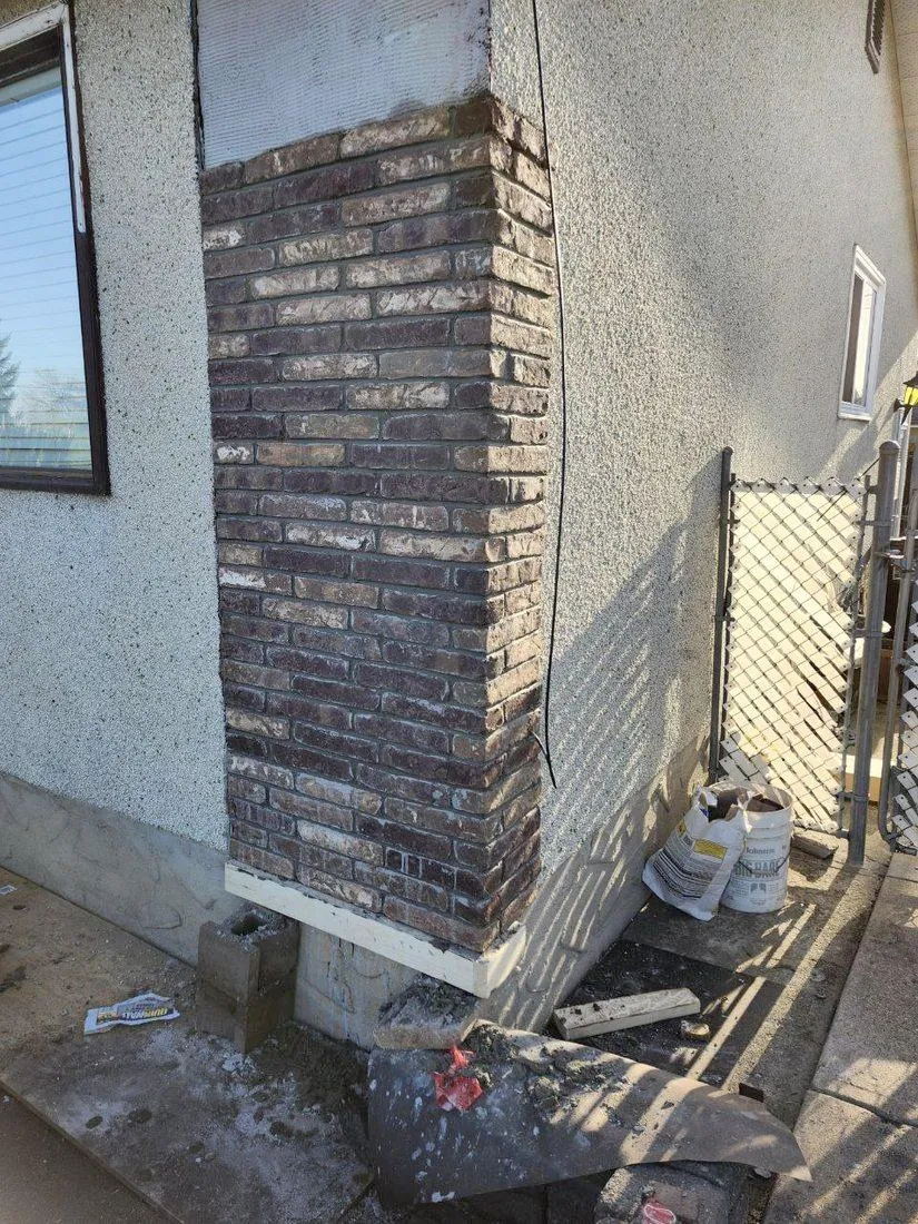 Setting the brick