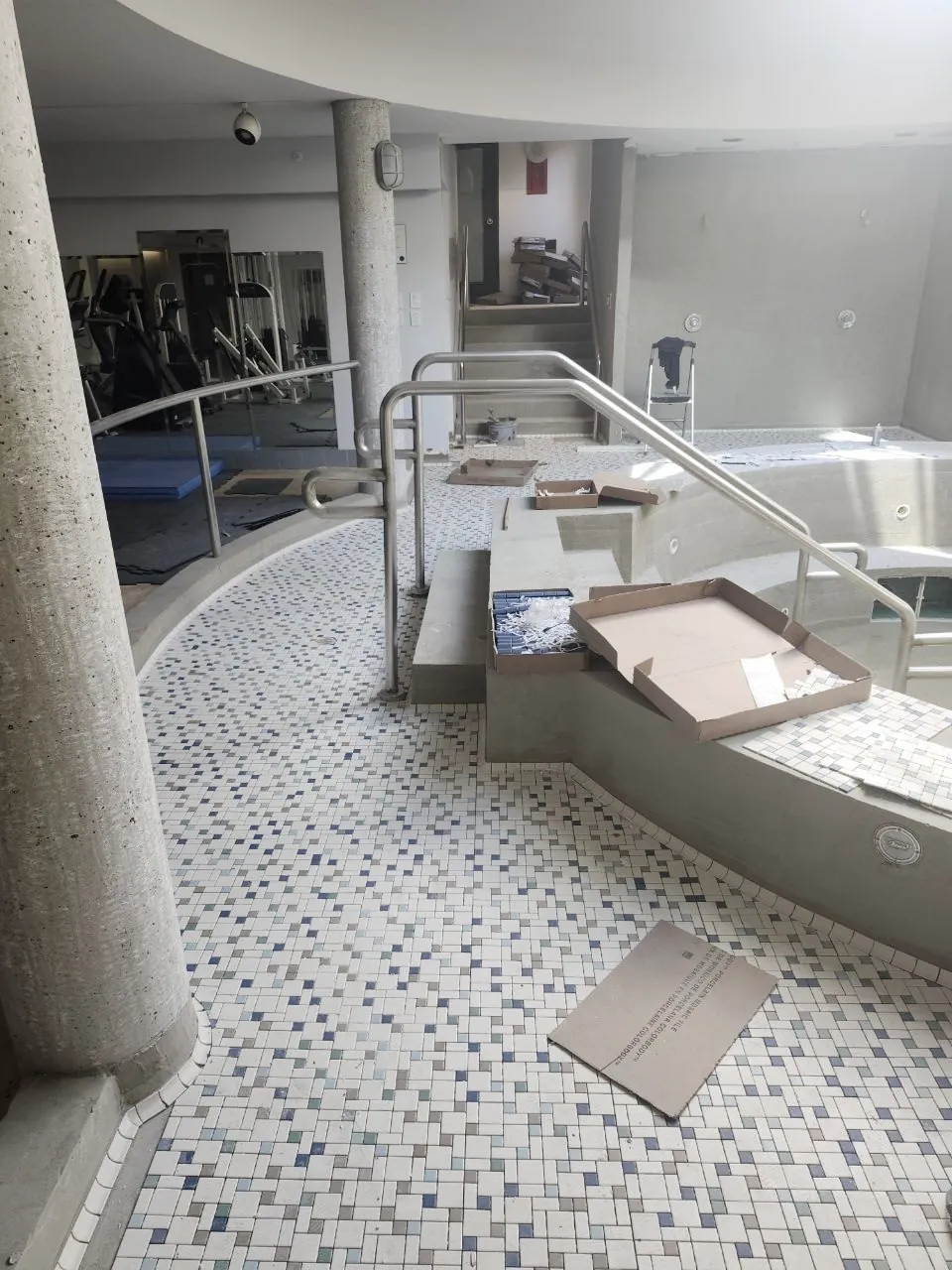 Spa & pool deck taking shape